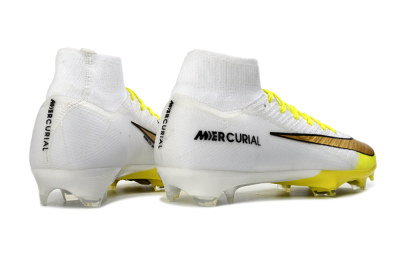 Nike Air Zoom Mercurial Superfly 10 Elite FG Firm Ground Soccer Cleats - Yellow/Bright Yellow/Sleek White