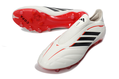 Adidas Copa Pure 4 FG Firm Ground Soccer Cleats - White/Crimson/Black