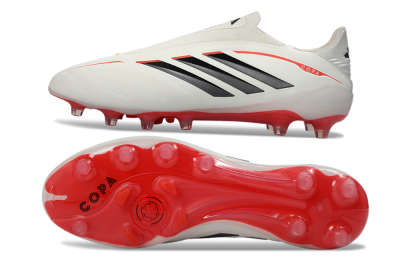 Adidas Copa Pure 4 FG Firm Ground Soccer Cleats - White/Crimson/Black