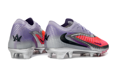 Nike Phantom 6 Elite Low FG Firm Ground Soccer Cleats - Pink/Vibrant Coral/Metallic Silver