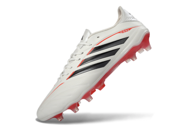 Adidas Copa Pure 4 FG Firm Ground Soccer Cleats - White/Crimson Red/Black