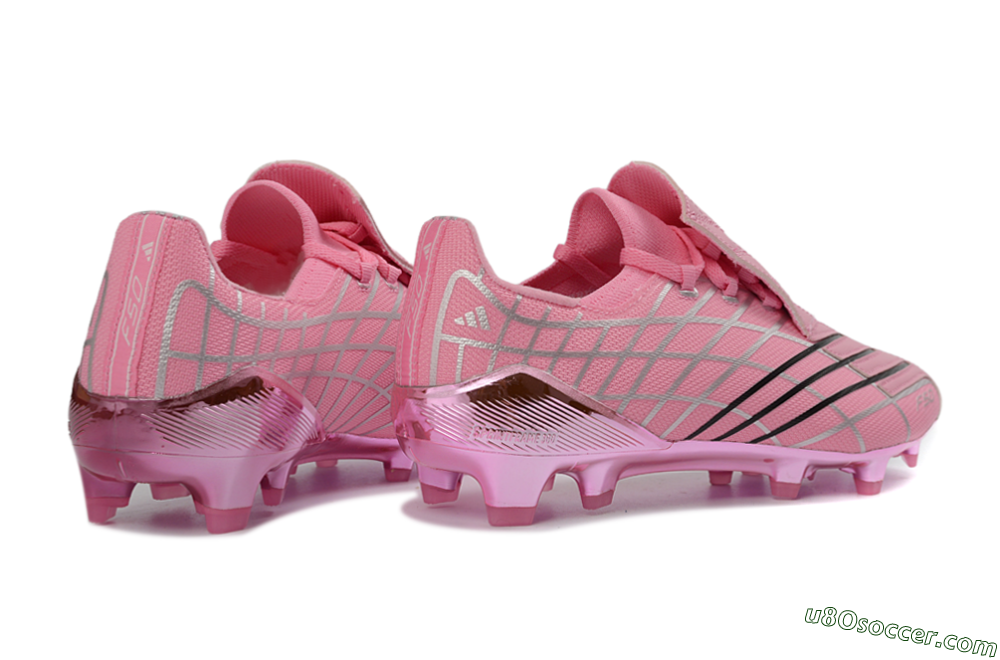 Adidas F50 Spider Elite FG Firm Ground Soccer Cleats - Pink/Bright Pink/Soft Pink 6