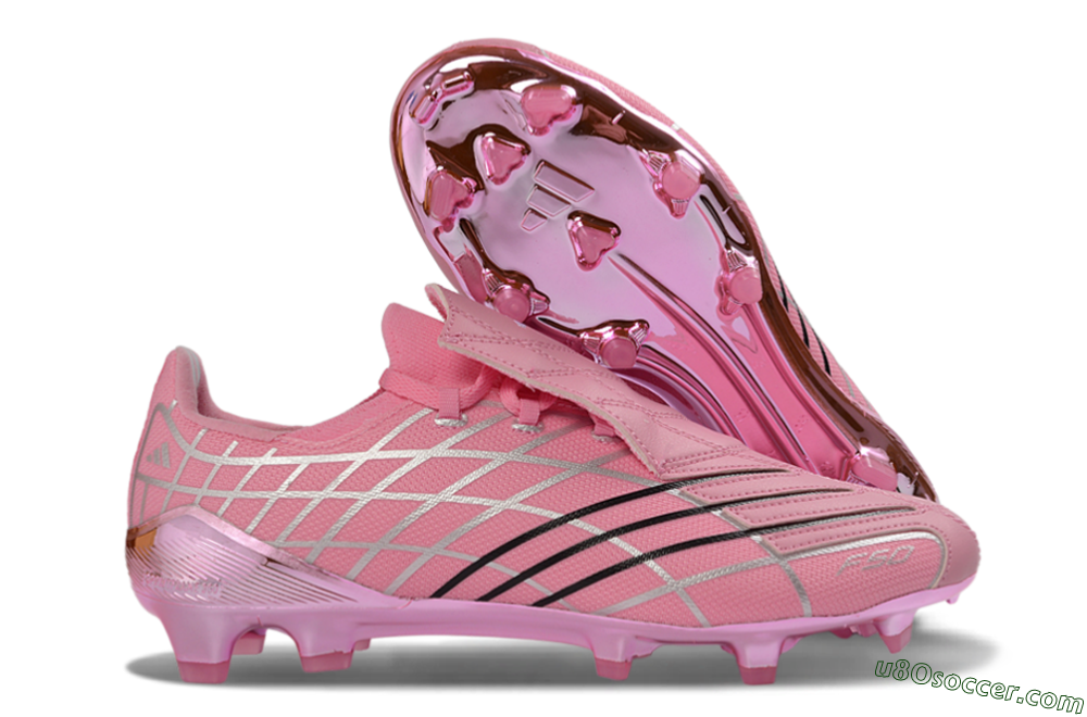 Adidas F50 Spider Elite FG Firm Ground Soccer Cleats - Pink/Bright Pink/Soft Pink 1
