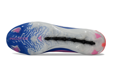Adidas Predator 26 Elite FG Firm Ground Soccer Cleats - Blue/Electric Blue/Fusion Pink