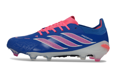 Adidas Predator 26 Elite FG Firm Ground Soccer Cleats - Blue/Electric Blue/Fusion Pink