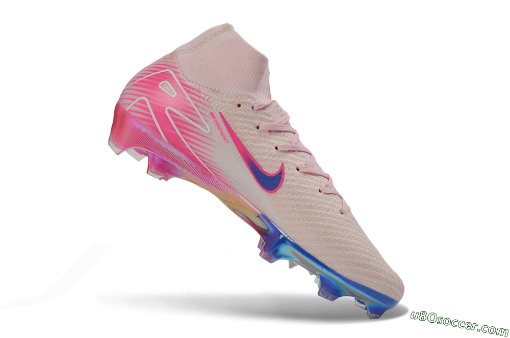 Nike Air Zoom Mercurial Superfly 10 Elite FG Firm Ground Soccer Cleats - Pink/Pastel Pink/Neon Pink 4