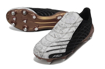 Adidas F50 Spider Elite SG Soft Ground Soccer Cleats - Black/Bronze/White