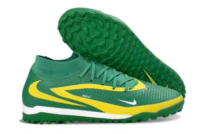 Nike Phantom 6 Elite High TF Artificial Turf Soccer Shoes - Green/Lemon Yellow/Electric Green