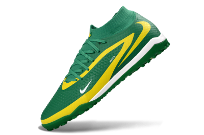 Nike Phantom 6 Elite High TF Artificial Turf Soccer Shoes - Green/Lemon Yellow/Electric Green