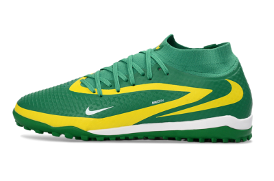 Nike Phantom 6 Elite High TF Artificial Turf Soccer Shoes - Green/Lemon Yellow/Electric Green