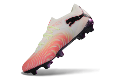 Puma Future 8 Ultimate FG Firm Ground Soccer Cleats - Pink/Coral Burst/Soft White