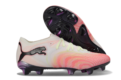 Puma Future 8 Ultimate FG Firm Ground Soccer Cleats - Pink/Coral Burst/Soft White