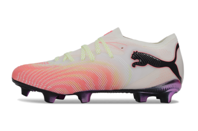 Puma Future 8 Ultimate FG Firm Ground Soccer Cleats - Pink/Coral Burst/Soft White