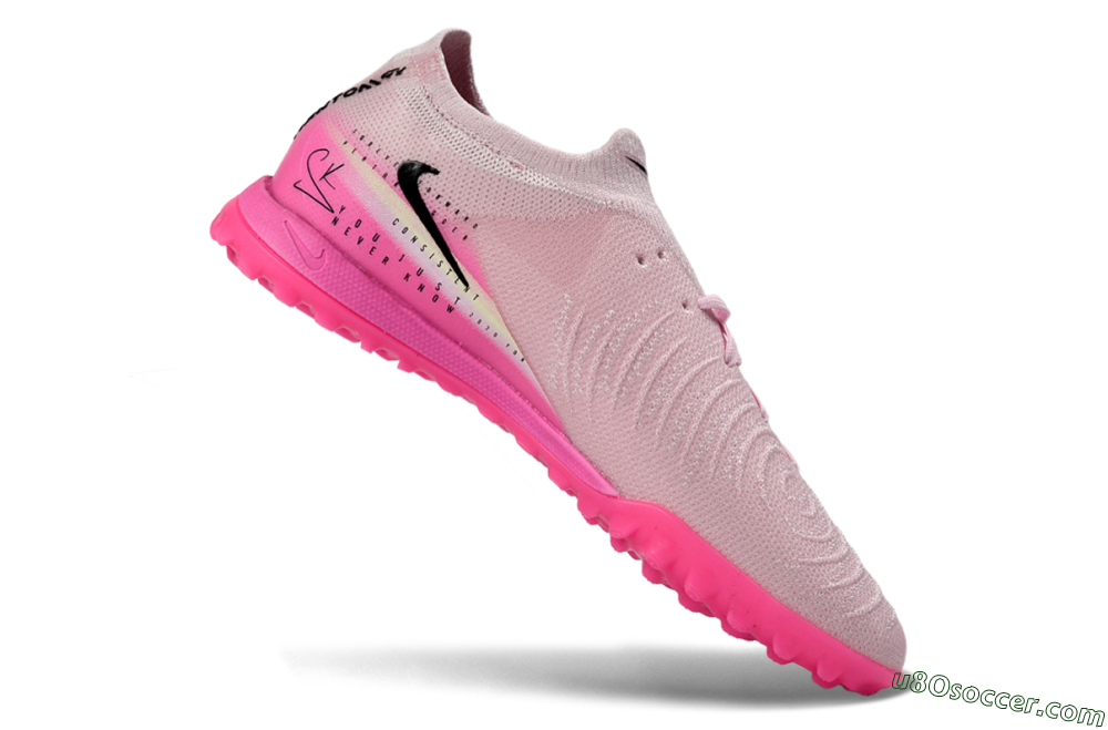 Nike Phantom GX 2 Elite TF Artificial Turf Soccer Shoes - Pink/Soft Rose/Hot Pink 4