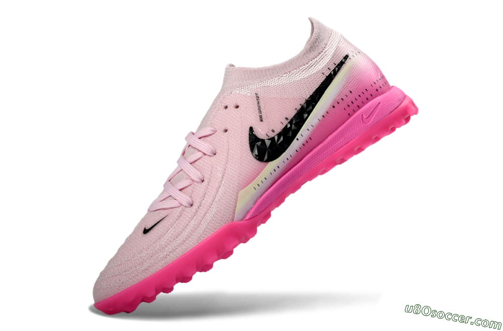 Nike Phantom GX 2 Elite TF Artificial Turf Soccer Shoes - Pink/Soft Rose/Hot Pink 5