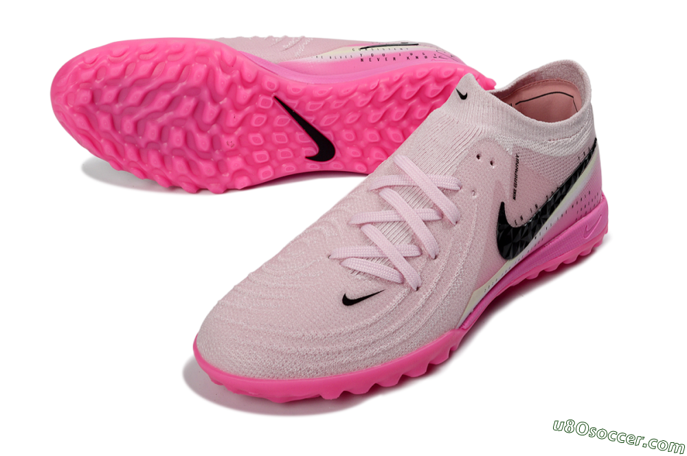 Nike Phantom GX 2 Elite TF Artificial Turf Soccer Shoes - Pink/Soft Rose/Hot Pink 3