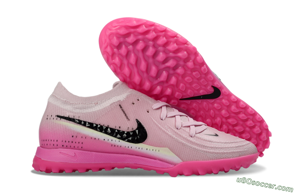 Nike Phantom GX 2 Elite TF Artificial Turf Soccer Shoes - Pink/Soft Rose/Hot Pink 1