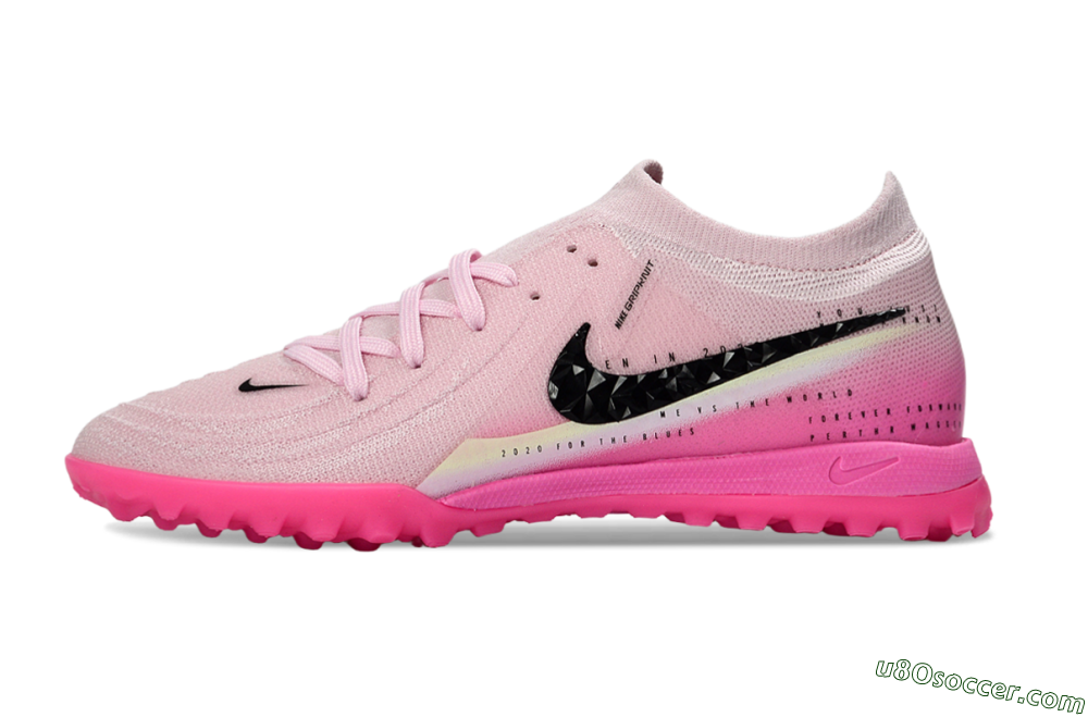 Nike Phantom GX 2 Elite TF Artificial Turf Soccer Shoes - Pink/Soft Rose/Hot Pink 2