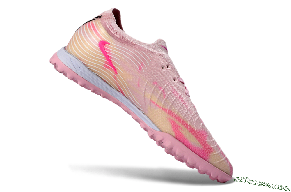 Nike Phantom GX 2 Elite TF Artificial Turf Soccer Shoes - Pink/Soft Pink/Coral Bliss 4