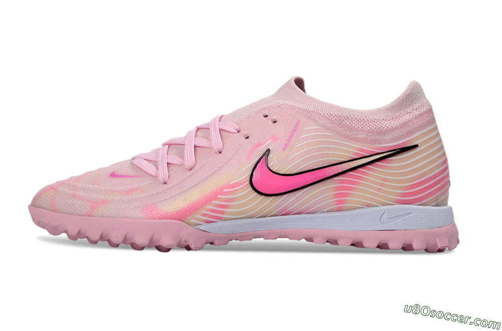 Nike Phantom GX 2 Elite TF Artificial Turf Soccer Shoes - Pink/Soft Pink/Coral Bliss 2