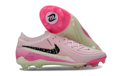 Nike Phantom GX 2 Elite FG Firm Ground Soccer Cleats - Pink/Flamingo Pink/Neon Green