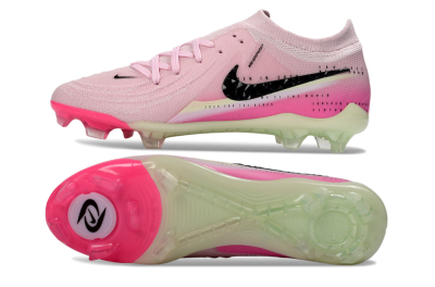 Nike Phantom GX 2 Elite FG Firm Ground Soccer Cleats - Pink/Flamingo Pink/Neon Green