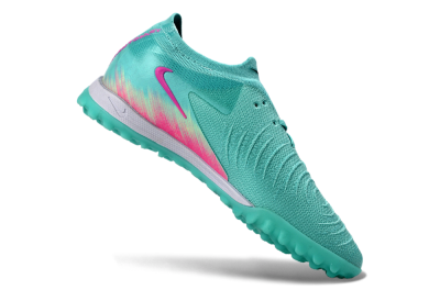Nike Phantom GX 2 Elite TF Artificial Turf Soccer Shoes - Aqua/Pink Mist/Soft Green