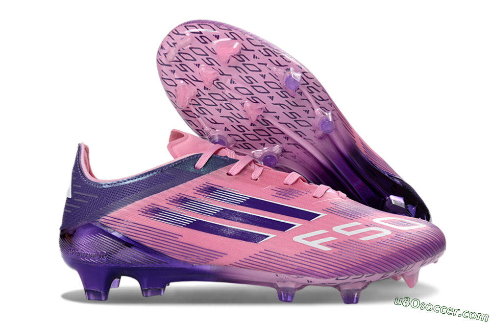 Adidas F50 Elite FG Firm Ground Soccer Cleats - Pink/Purple Bliss/Soft Pink 1