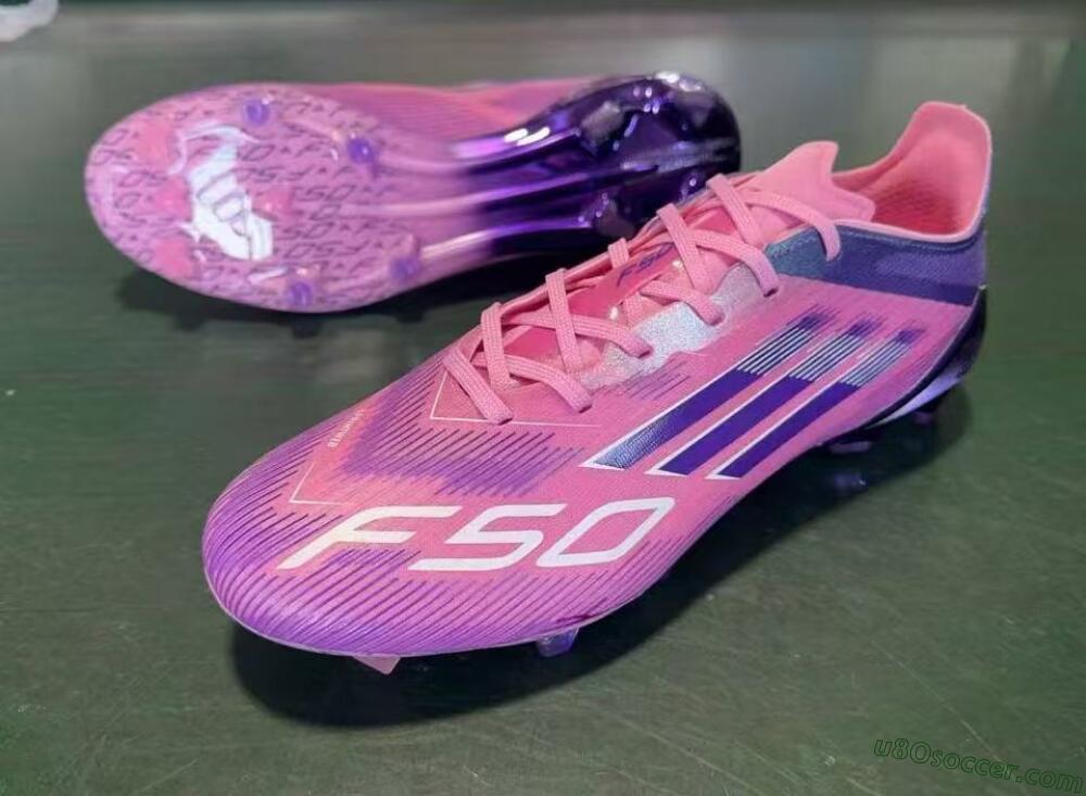 Adidas F50 Elite FG Firm Ground Soccer Cleats - Pink/Purple Bliss/Soft Pink
