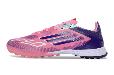 Adidas F50 Elite TF Artificial Turf Soccer Shoes - Pink/Lavender Glow/Soft Pink