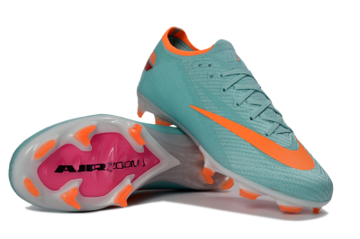 Nike Air Zoom Mercurial Vapor 16 Elite FG Firm Ground Soccer Cleats - Aqua/Coral Orange/Fresh Mint