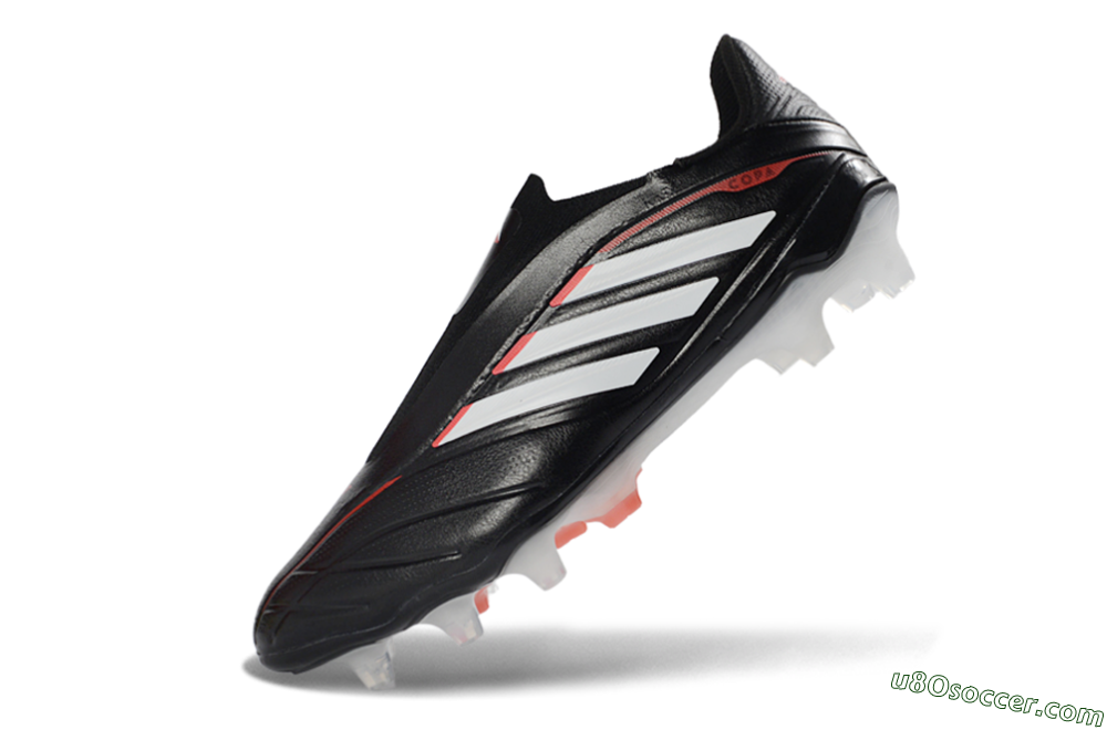 Adidas Copa Pure 4 Elite FG Firm Ground Soccer Cleats - Black/White/Red 5