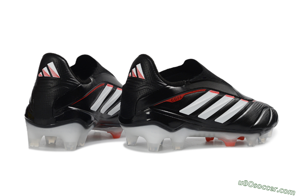 Adidas Copa Pure 4 Elite FG Firm Ground Soccer Cleats - Black/White/Red 6