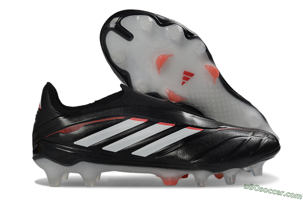 Adidas Copa Pure 4 Elite FG Firm Ground Soccer Cleats - Black/White/Red 1