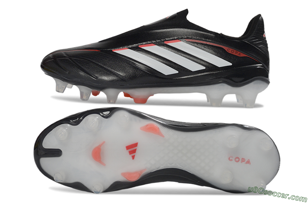 Adidas Copa Pure 4 Elite FG Firm Ground Soccer Cleats - Black/White/Red 0