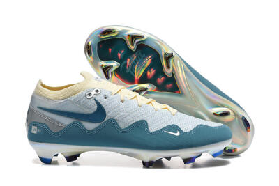 Patta x Nike Air Zoom Mercurial Vapor 16 Elite FG Firm Ground Soccer Cleats - Blue/Sky Blue/Frost White