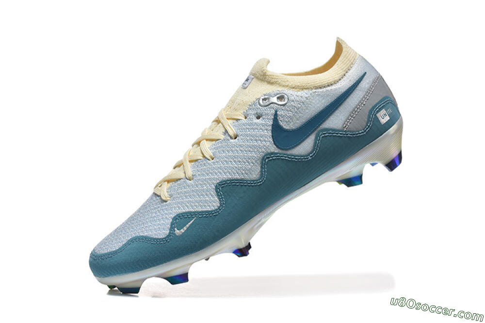 Patta x Nike Air Zoom Mercurial Vapor 16 Elite FG Firm Ground Soccer Cleats - Blue/Sky Blue/Frost White 8
