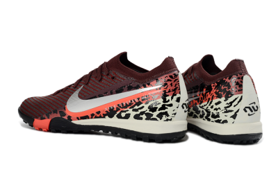 Nike Air Zoom Mercurial Vapor 16 Elite TF Artificial Turf Soccer Shoes - Maroon/Bright Coral/Black