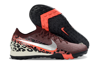 Nike Air Zoom Mercurial Vapor 16 Elite TF Artificial Turf Soccer Shoes - Maroon/Bright Coral/Black