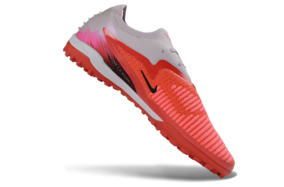 Nike Phantom 6 Elite Low TF Artificial Turf Soccer Shoes - Red/Coral Blaze/Black