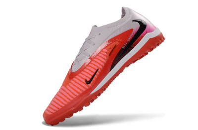 Nike Phantom 6 Elite Low TF Artificial Turf Soccer Shoes - Red/Coral Blaze/Black