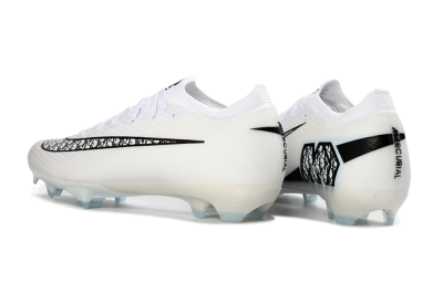 Nike Air Zoom Mercurial Vapor 16 Elite FG Firm Ground Soccer Cleats - White/Classic Black/Crystal Blue