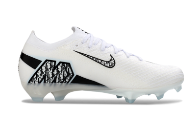 Nike Air Zoom Mercurial Vapor 16 Elite FG Firm Ground Soccer Cleats - White/Classic Black/Crystal Blue