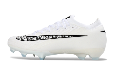 Nike Air Zoom Mercurial Vapor 16 Elite FG Firm Ground Soccer Cleats - White/Classic Black/Crystal Blue