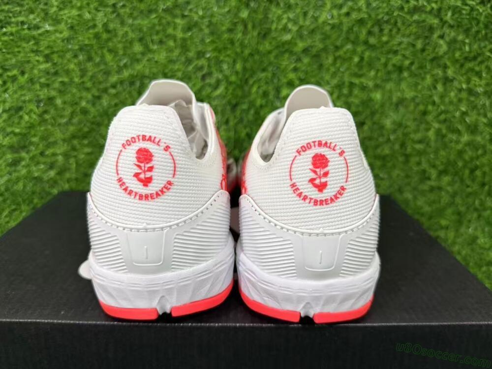 Adidas F50 Pro TF Artificial Turf Soccer Shoes - White/Flamingo Pink/Neon Black