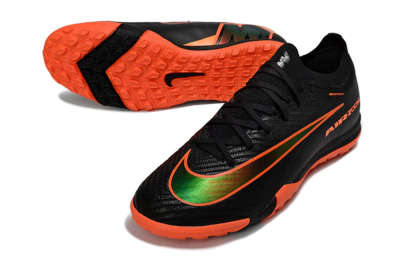 Nike Air Zoom Mercurial Vapor 16 Elite TF Artificial Turf Soccer Shoes - Black/Flame Orange/Electric Green