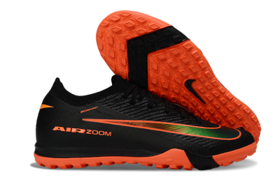 Nike Air Zoom Mercurial Vapor 16 Elite TF Artificial Turf Soccer Shoes - Black/Flame Orange/Electric Green
