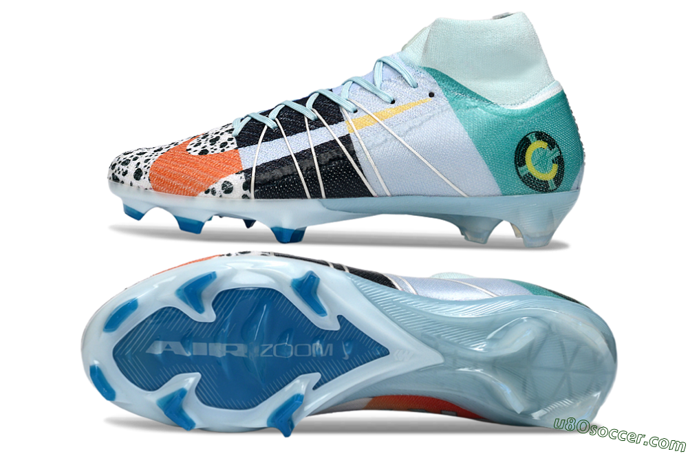 Nike Air Zoom Mercurial Superfly 10 Elite FG Firm Ground Soccer Cleats - Blue/Red/Black 0