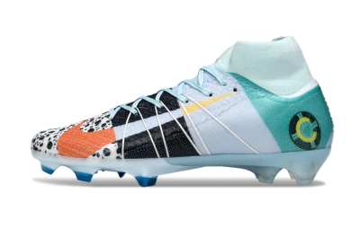 Nike Air Zoom Mercurial Superfly 10 Elite FG Firm Ground Soccer Cleats - Blue/Red/Black