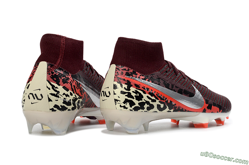 Nike Air Zoom Mercurial Superfly 10 Elite FG Firm Ground Soccer Cleats - Burgundy/Neon Pink/Black 6